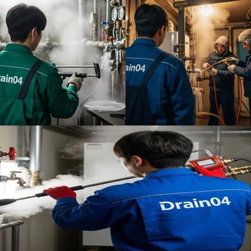 냉정한 물 흐름의 쾌적함