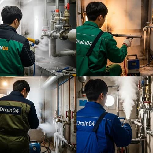 지제동 해빙 하수도 배관 업체 확실하게 녹여서 뚫어