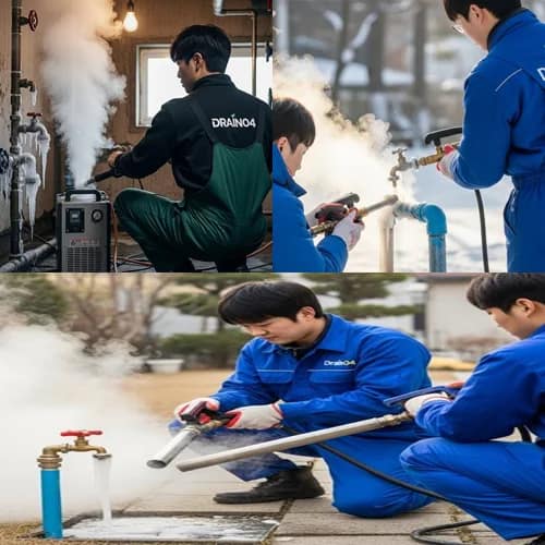 지제동 해빙 하수도 배관 업체 확실하게 녹여서 뚫어