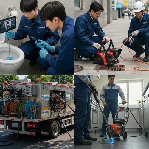 평택 하수구막힘 뚫음 배관 내시경으로 정확하게 진단
